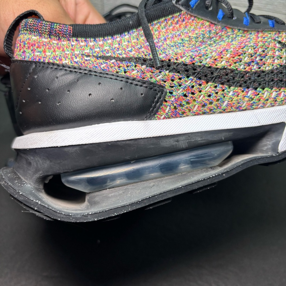 Nike Men's Air Max Flyknit Racer Multicolor Shoes Sneakers Trainers (FD2765-900) - Picture 8 of 13